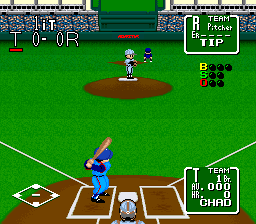 Nolan Ryan's Baseball (USA) In game screenshot